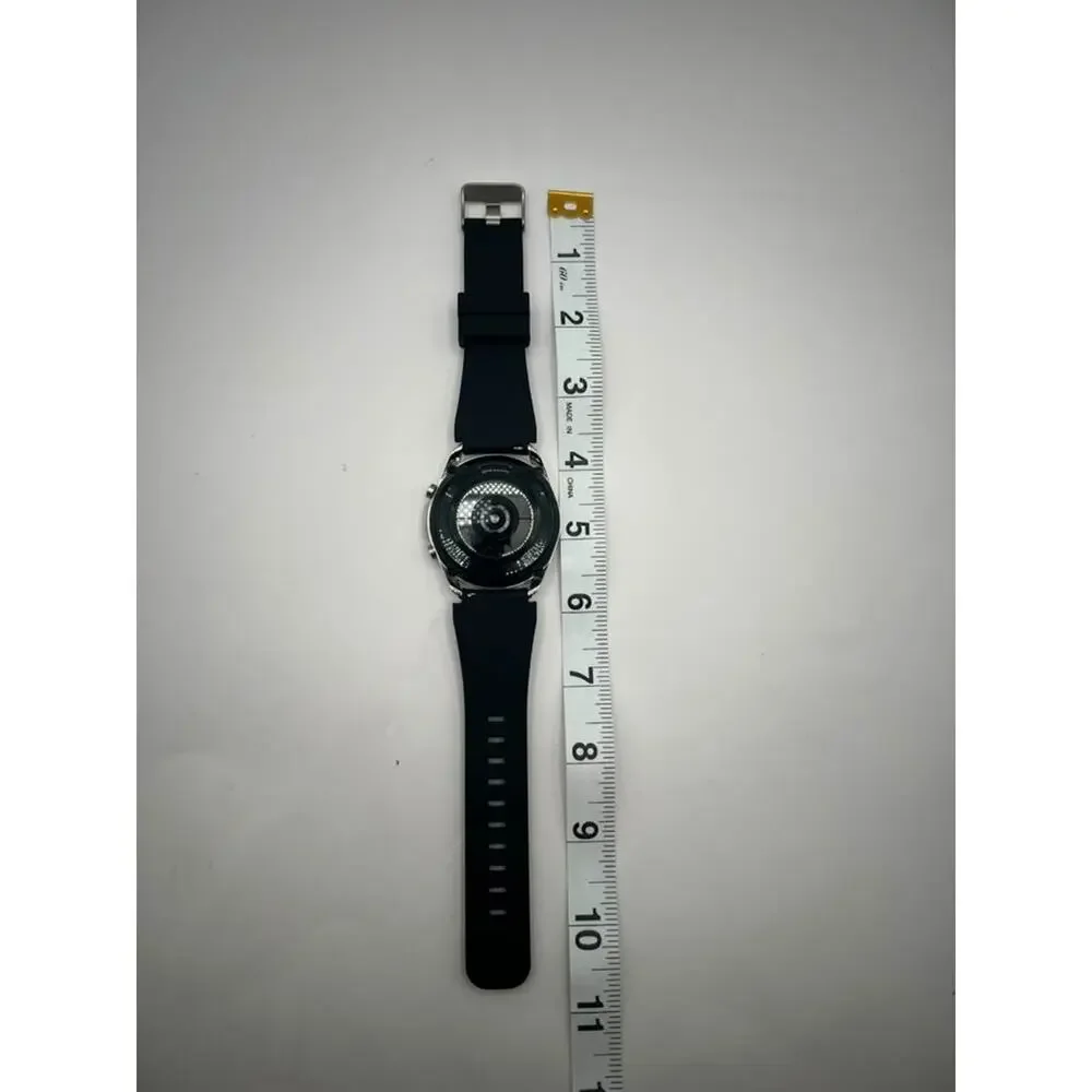 Samsung Galaxy Watch3 SM-R840 45mm 8GB Silver Dial Black Band Stainless steel